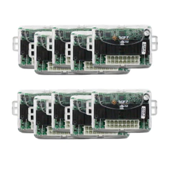 Kit 10 Peças Modulo Vidro Elétrico Universal AW-52 2 Portas Soft Antiesmagamento Descida Subida Vidros Inteligentes