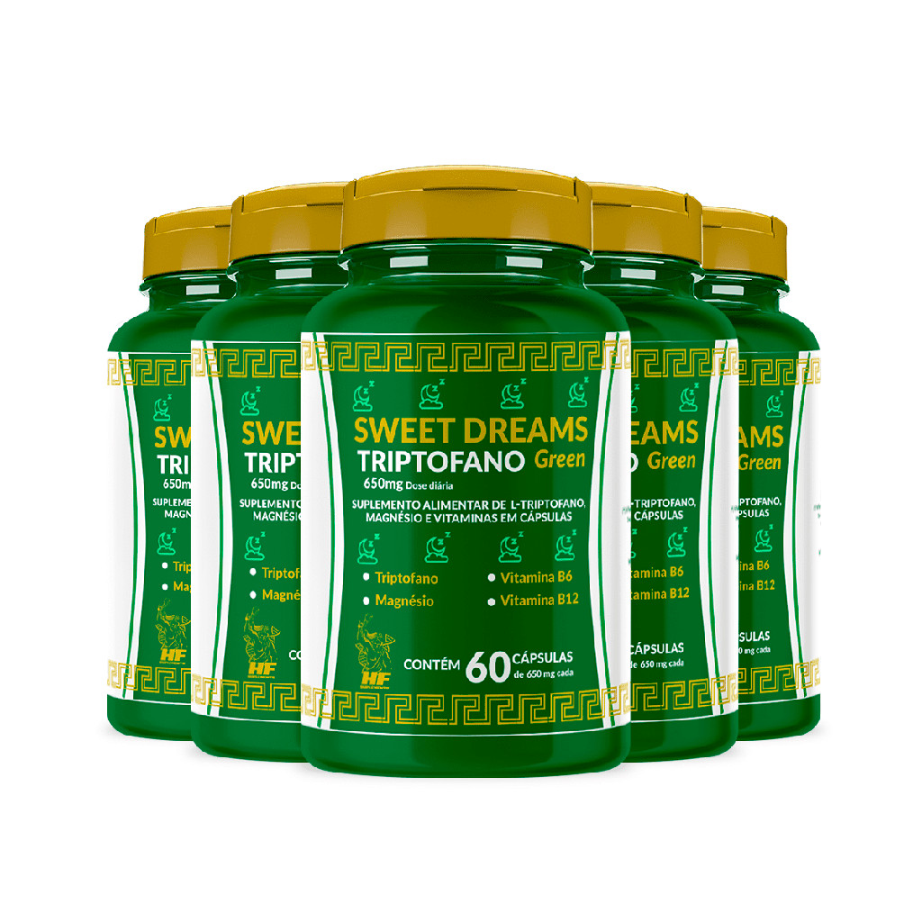 5X TRIPTOFANO SWEET DREAMS 650MG HF SUPLEMENTOS