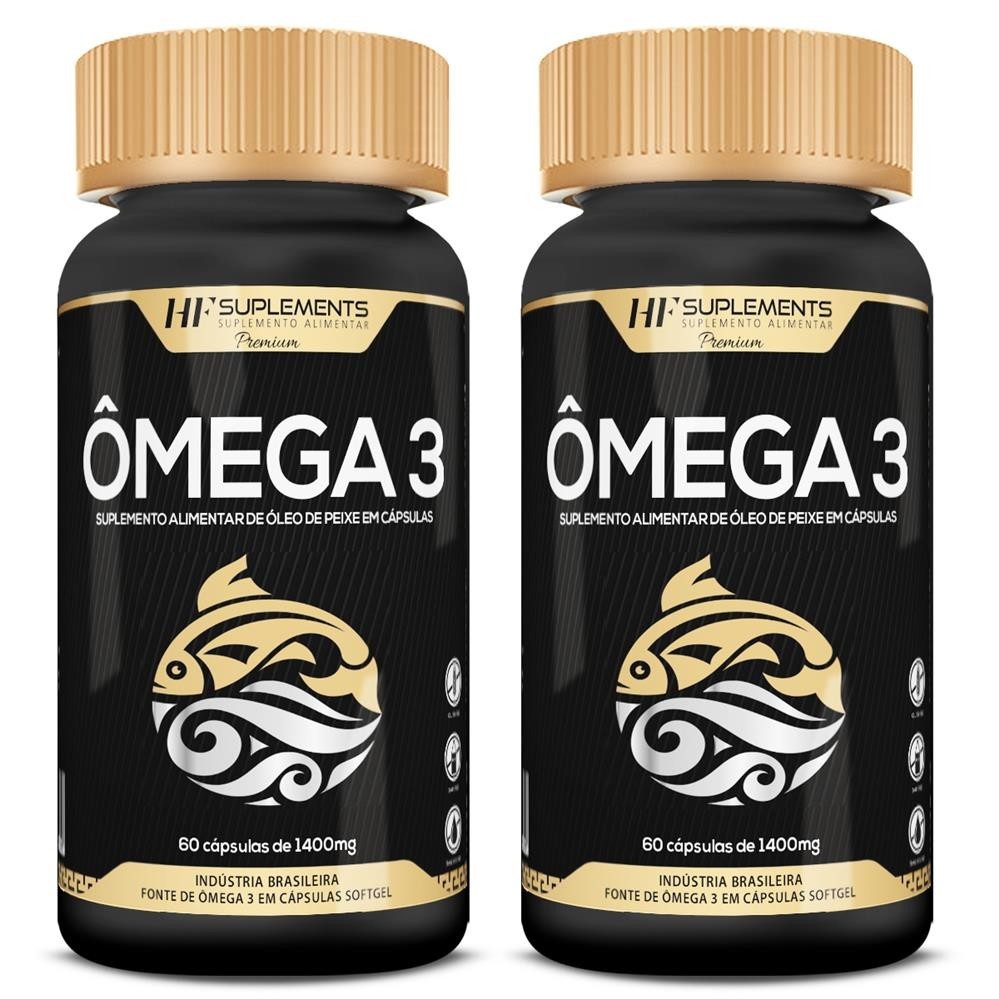 2X ÓLEO DE PEIXE EPA+EPA 60CAPS HF SUPLEMENTOS