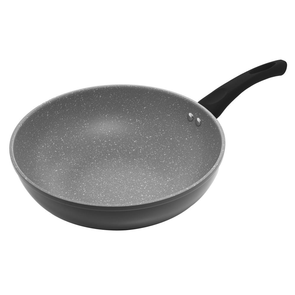 Frigideira Lyor de Alumínio e Cerâmica Granilite Cinza - Home & Living