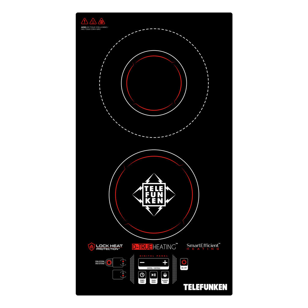 Cooktop 2 Bocas de Embutir Telefunken TF AV 2040