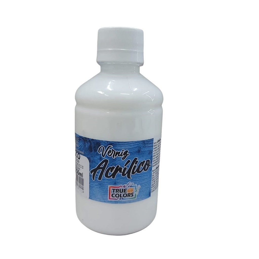 VERNIZ ACRILICO ACETINADO TRUE COLORS 250 ML BASE DE AGUA em Oferta na Shopee