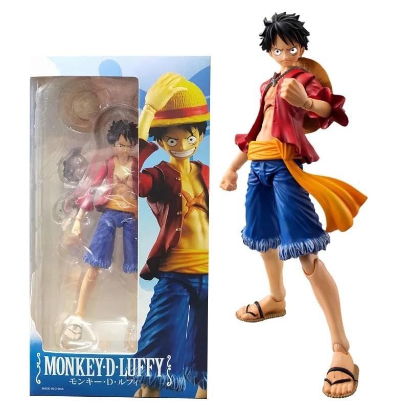 Boneco Monkey D Luffy Articulado  One Piece Action Figure Brinquedo Colecionavel Com Acessorios