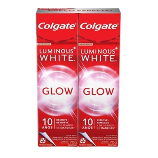Creme Dental para Clareamento Colgate Luminous White Glow 70g 2un