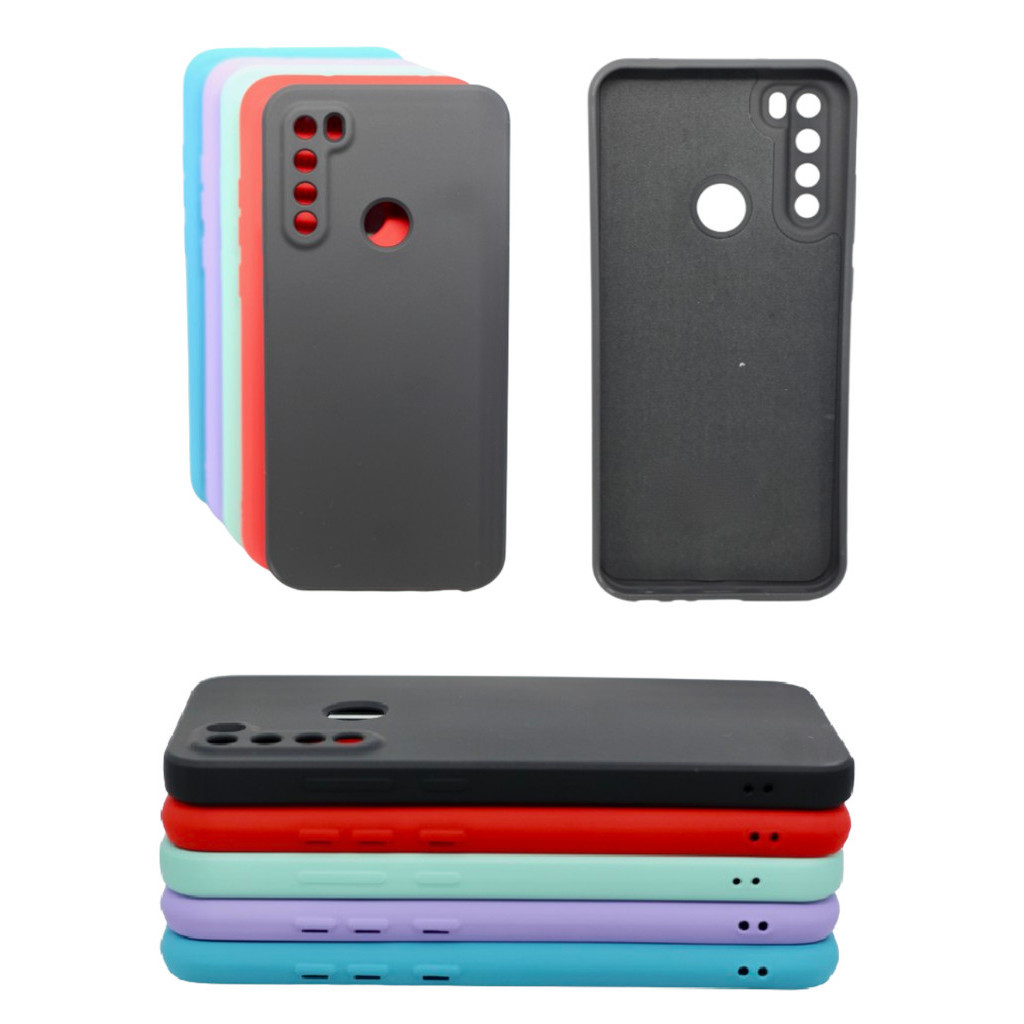 Capa Capinha Para Redmi Note 8 Aveludada Silicone Case Compativel Xiaomi TPU