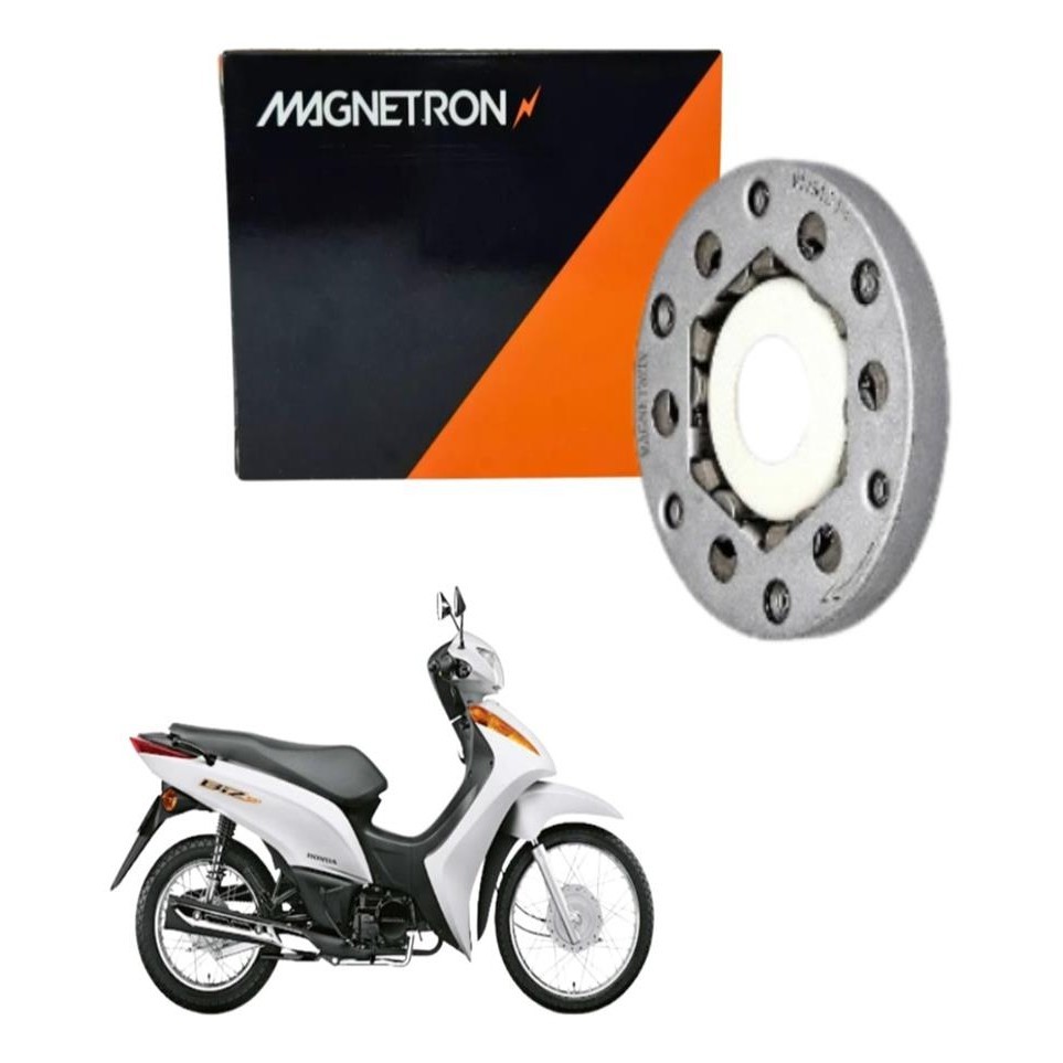 Placa Embreagem Partida Biz Ex 125 cg titan fan 125 150 160  Nxr 150 160 2006 2007 2008 2010 2011 2012 2013 2014 2015 2016 2017 2018 2019 2020 2021 2022 2023 Original Magnetron