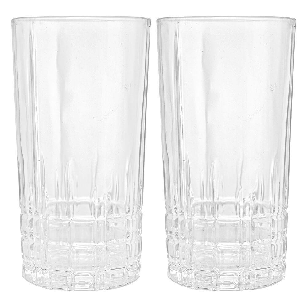 Jogo De Copos De Cristal Transparente Calcutá 370ml 2 Peças - Lyor em Oferta na Shopee