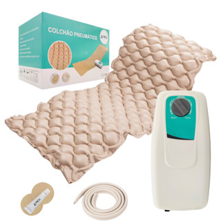 Colchão Pneumático Anti Escaras Com Motor Hospitalar Acmedi Compressor Inflável Acamados Casca Ovo Solteiro Elétrico Bomba