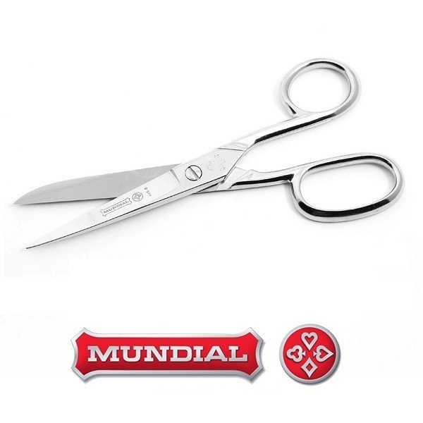Tesoura para Costura Forjada Profissional de AÇO 8 20.5CM Mundial 445-8 em Oferta na Shopee