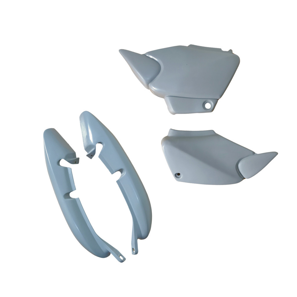 Kit Carenagem Tampa Lateral + Rabeta Titan 125 2000 2001 2002 2003 2004  sem pintura.