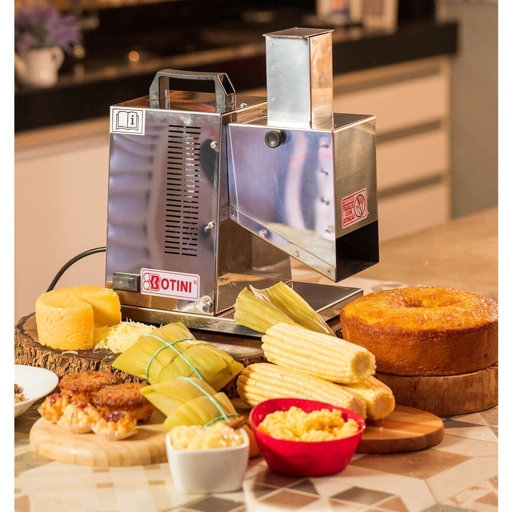 Ralador Inox Elétrico de Milho Verde e Queijo - Botini / Botimetal