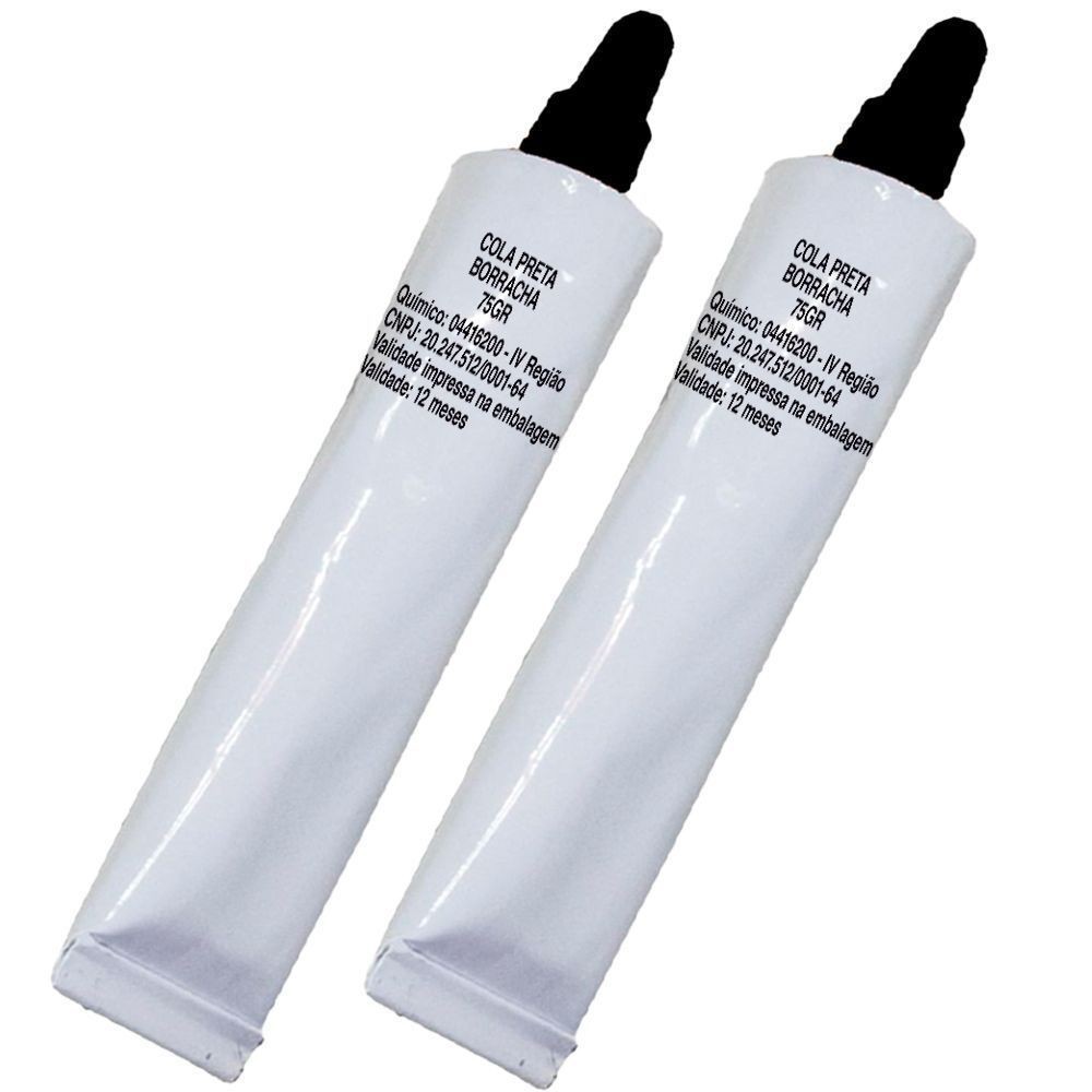 Kit 2 Cola Para Gaxeta Borracha Da Porta Geladeira 75Gr