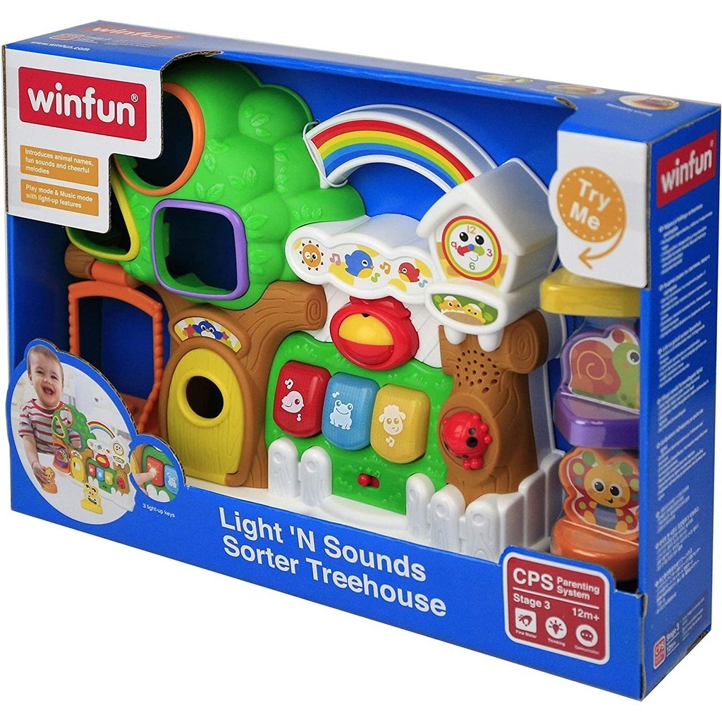 Casinha Da Árvore Luz e Som Brinquedo Winfun para Bebê