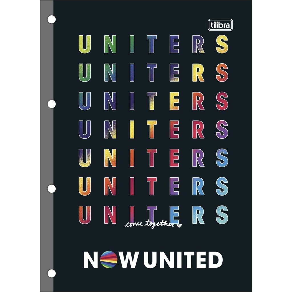 Bloco Fichário Universitário Tilibra Now United 80 Fls