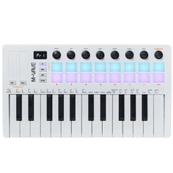 Teclado M-Vave SMK25 II Controlador Midi 25 Teclas 16 Pads
