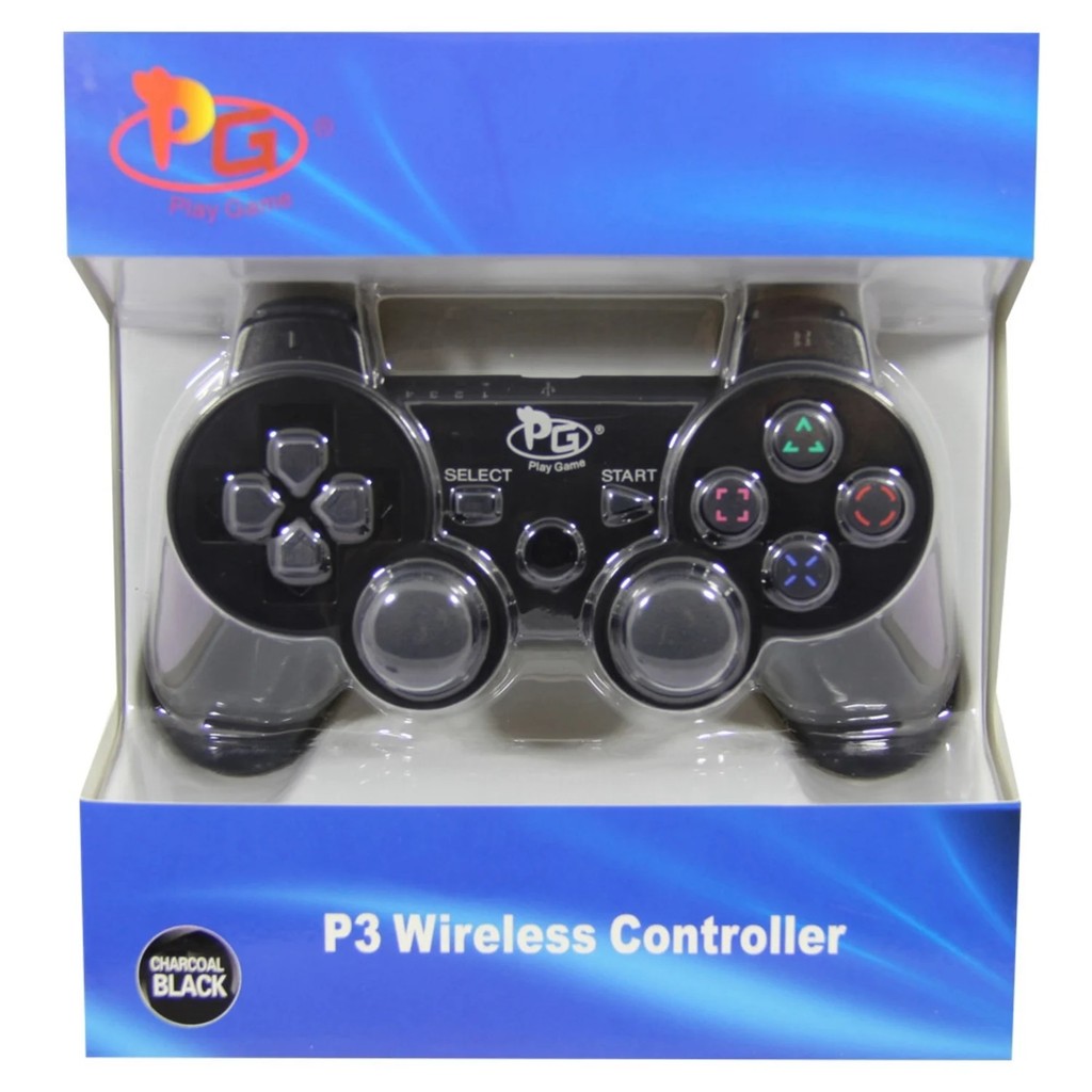 Controle Joystick Compatível PS3 Play Game Preto