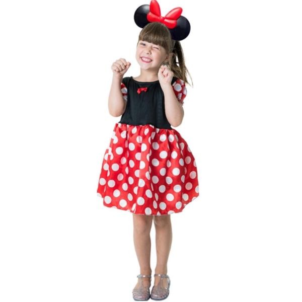 Fantasia Infantil Minnie Tam P Carnaval Dia Das Bruxas