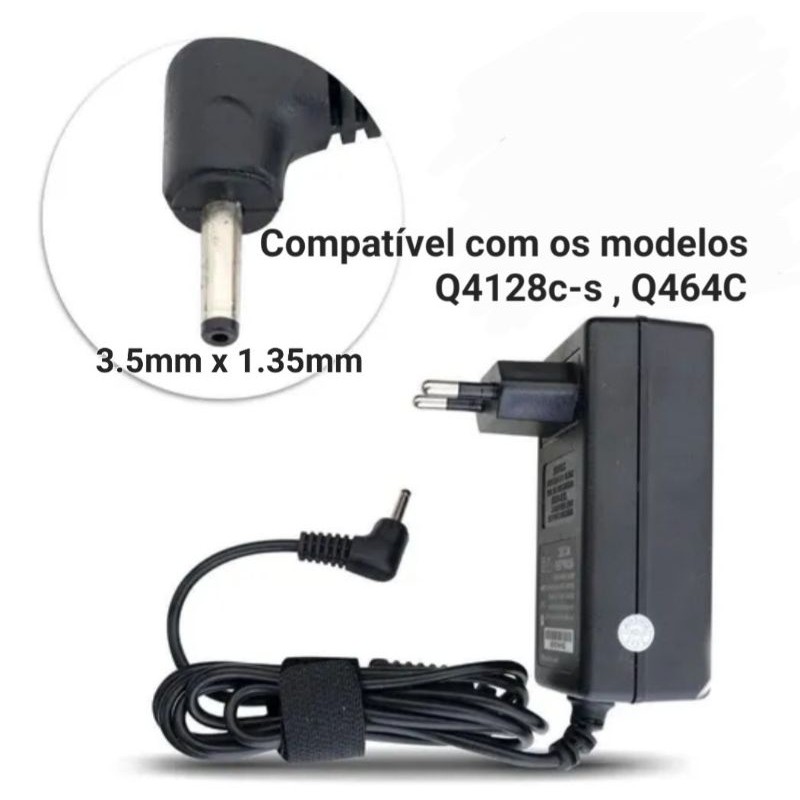 Fonte Para Notebook Positivo 5v 3a Motion Q4128c-s Q464C verifone 5v