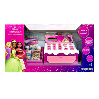 Caixa Registradora Disney Princesas com Calculadora e Acessórios Multikids - BR2297 em Oferta na Shopee