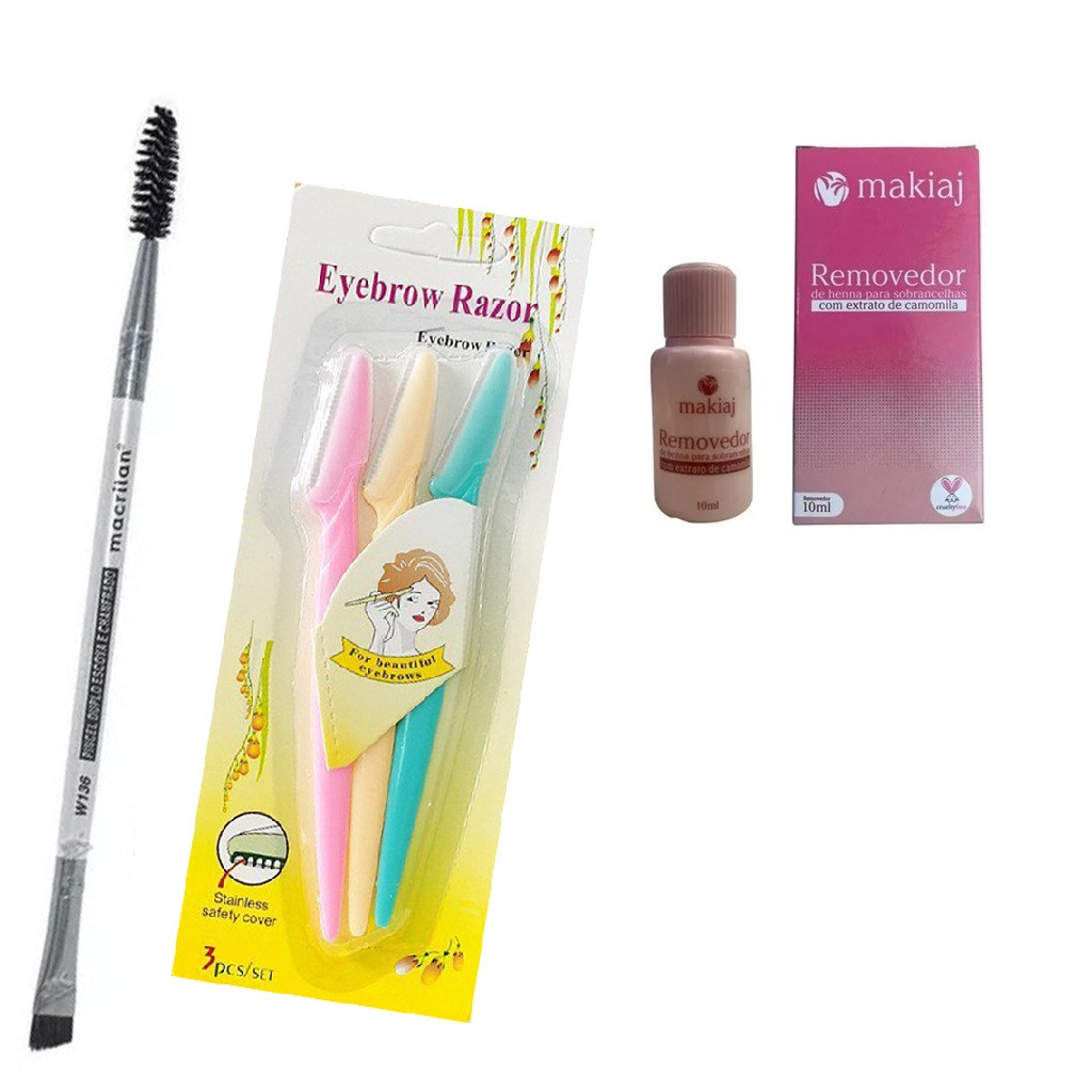 Removedor De Henna C/ Extrato De Camomila Makiaj 10ml