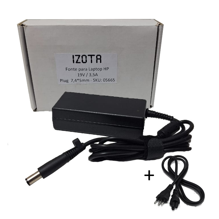 Fonte Carregador Hp Pavilion Dv7 Dv6 Dv5 Dv4 Cq40 G42 Izota