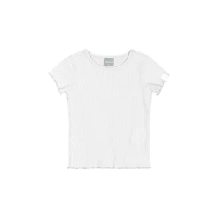 Blusa Básica Infantil em Ribana Canelada para Menina Quimby