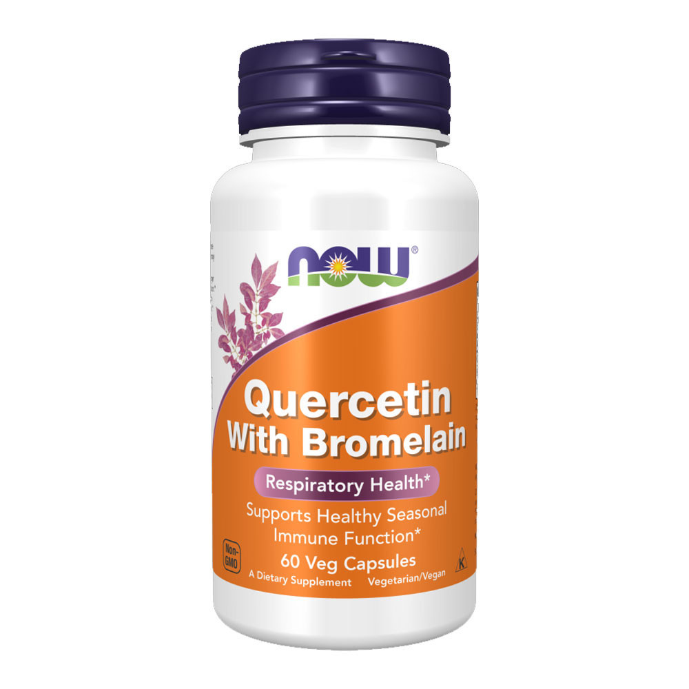 Quercetina 800mg + Bromelaína Now Foods 60Cáps Importado em Oferta na Shopee