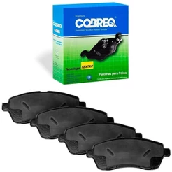 Kit Pastilha Freio New Fiesta Hatch 2011 A 2017 Dianteira Lucas Cobreq