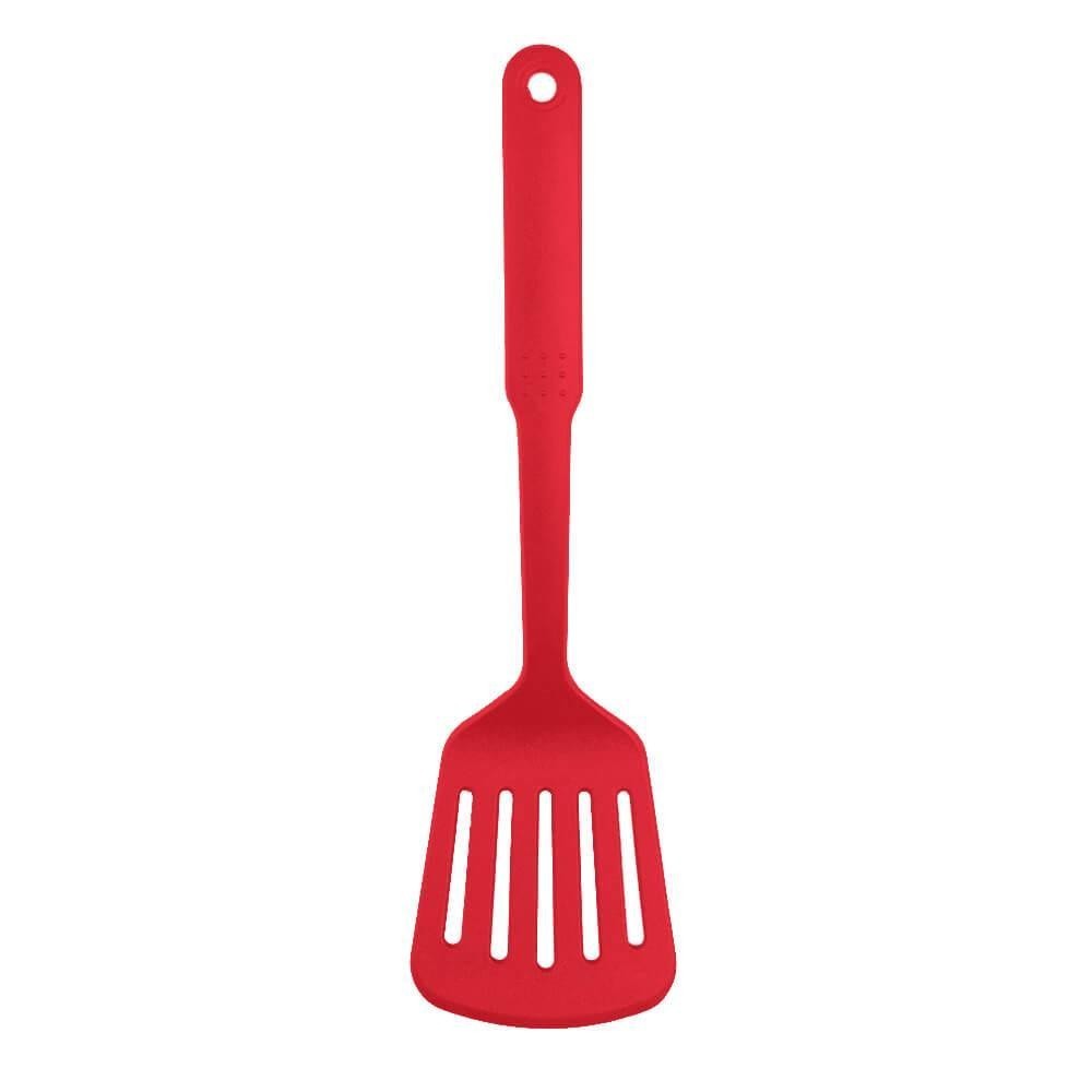 Espátula Perfurada de Nylon Vermelho 31cm - Casambiente em Oferta na Shopee