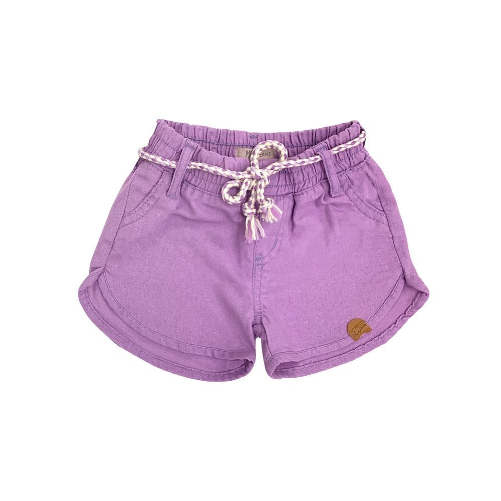 Short Menina Cordão Trançado - Mox - Baby & Kids Fashion