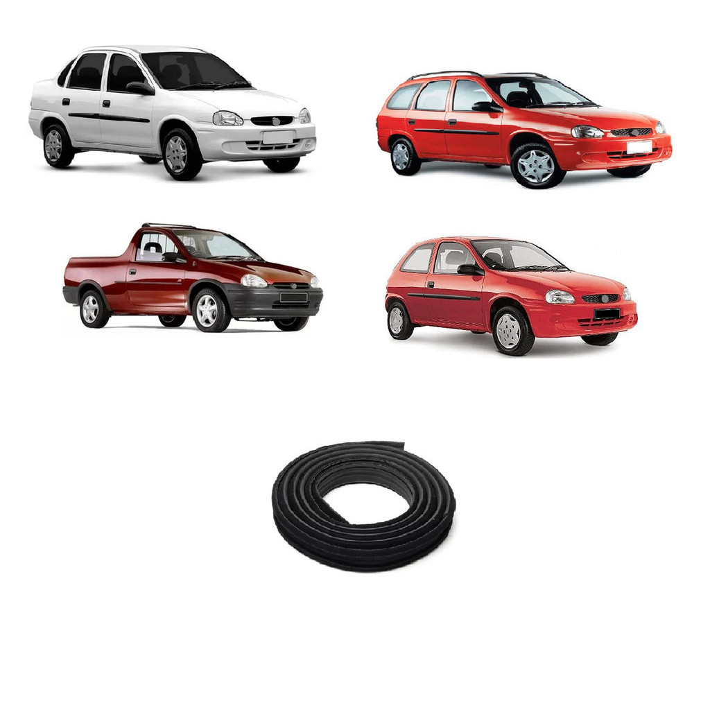 Canaleta Porta Dianteira Corsa Sedan Corsa Hatch Corsa Wagon Lado Direito