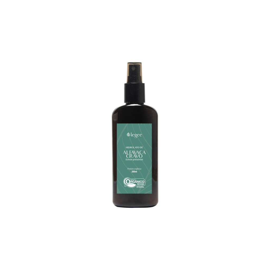 Hidrolato de Alfavaca Cravo (Ocimum gratissimum) ORGÂNICO - 200mL
