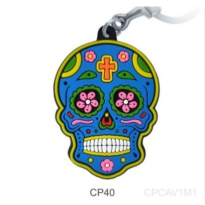 CHAVEIRO DE BORRACHA CAVEIRA MEXICANA