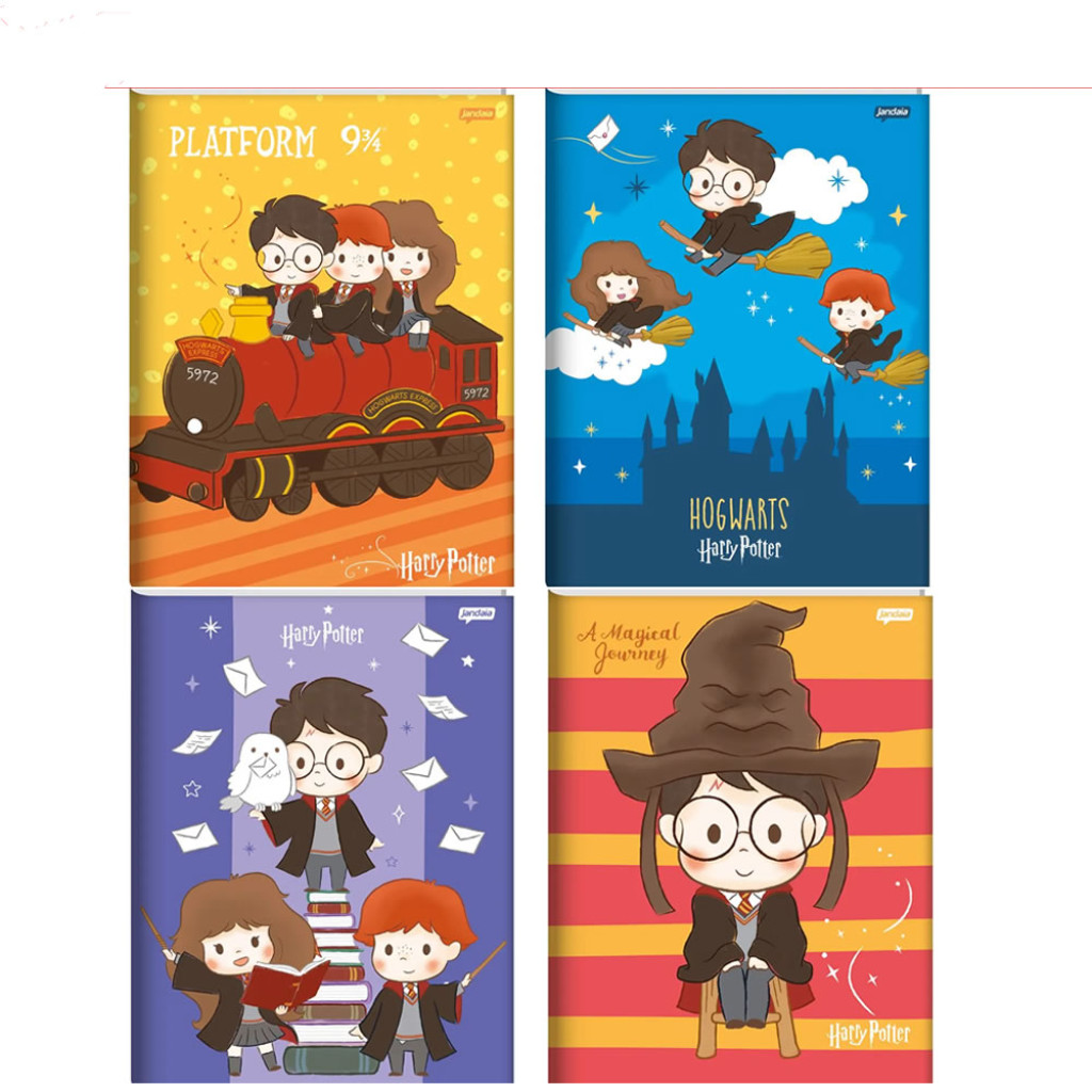 CADERNO BROCHURA 1/4  80FLS HARRY POTTER   JANDAIA   75163 24 - Stationery