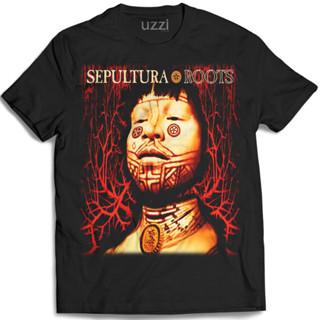 Camiseta Sepultura Roots Camisa Em Algodão Blusa De Rock em Oferta na Shopee