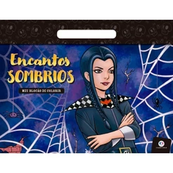 Livro Blocão de colorir Encantos sombrios