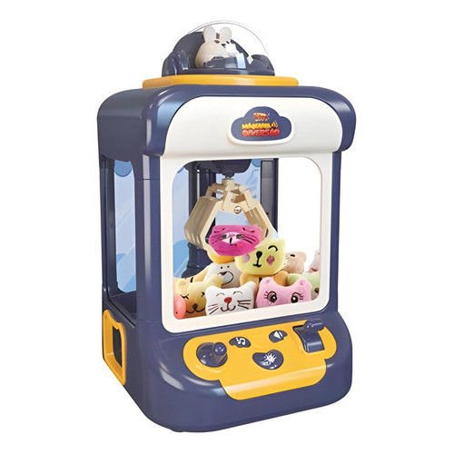 Máquina de Garra Infantil Zoop Toys Pegar Pelúcia 20 Peças Bolinhas Som Luz USB Brinquedo Máquina Shopping Criança
