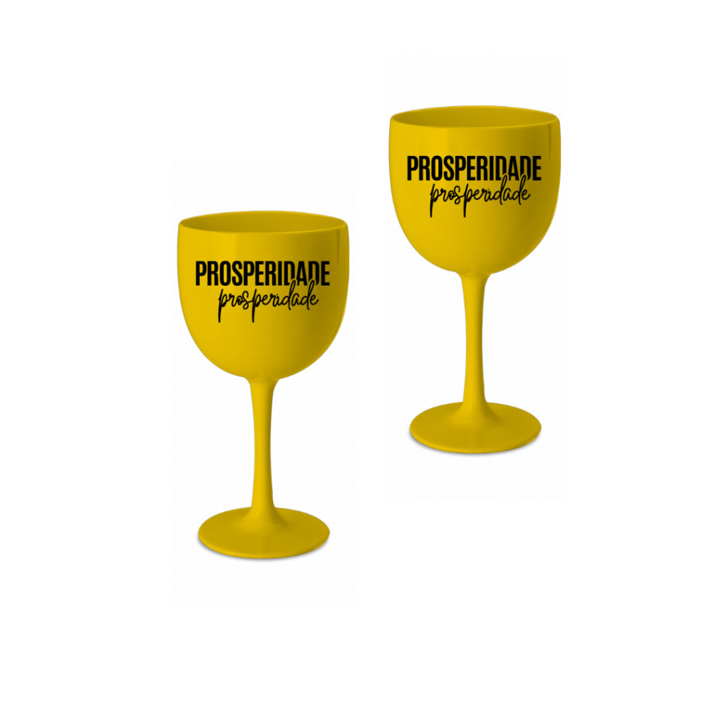 Taça Plástica para Festas - Drinks Coquetéis Gin 580 ml Marca Brasfoot – Tema  Prosperidade