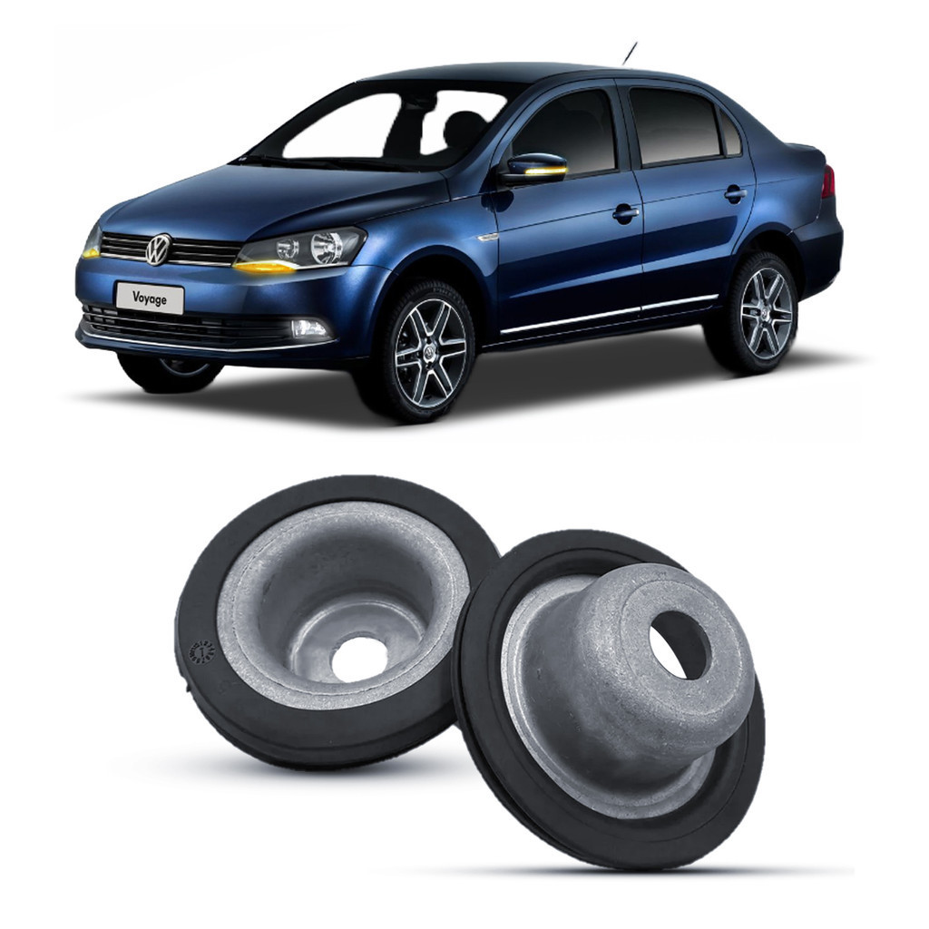 Kit Calço Superior Mola Amortecedor Dianteiro Suspensão Dianteira Vw Voyage 2012 2013 2014 2015 2016