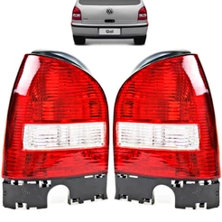 PAR Lanterna Traseira VW Gol G3 1999 2000 2001 2002 2003 2004 2005 Cristal