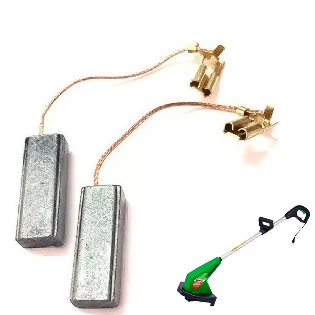 Jogo Escovas De Carvão Para Cortador De Grama Trapp Garden 500w 2 Unidades TC-68 - Tools Carbon em Oferta na Shopee