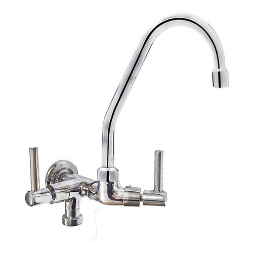 Torneira Pia Parede Passagem Plena Saída Máquina Para Baixo em Oferta na Shopee