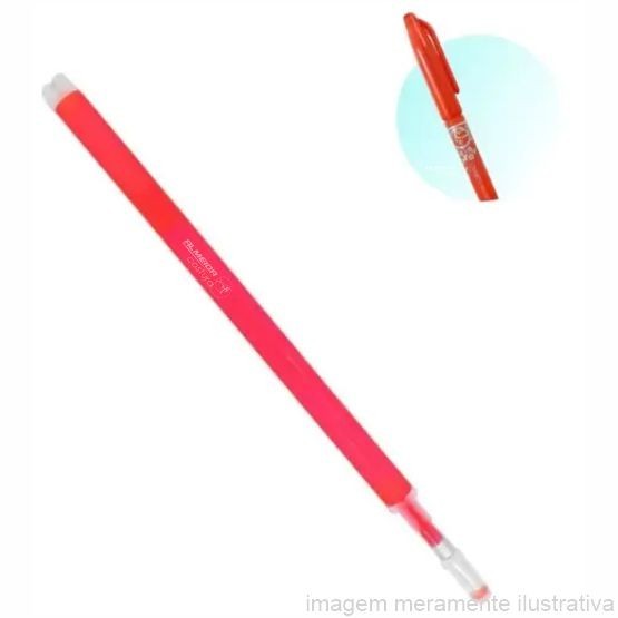 CARGA REFIL CANETA MÁGICA, FANTASMINHA E FRIXION BALL - COR VERMELHO