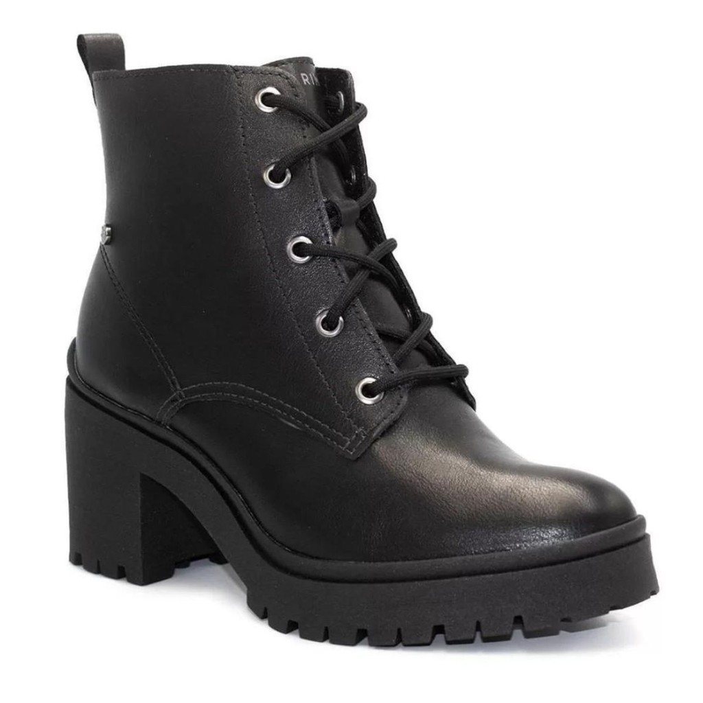 Bota Coturno Feminino Ramarim Salto Alto Casual Tratorado 2350121