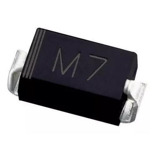 Kit 10x Diodo SMD Valores Diodo M7 SMD (1N4007) 1000V 1A