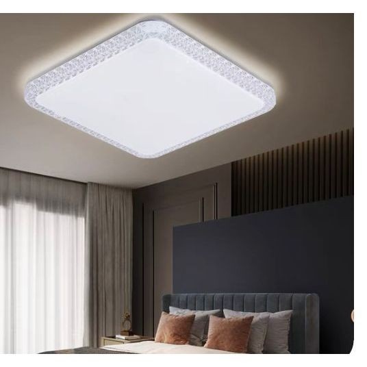 Lustre Plafon  quadrado  Led Multicor Sobrepor