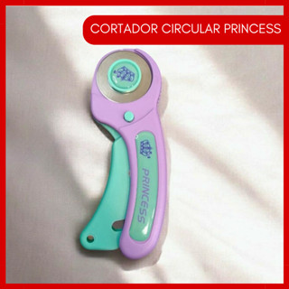 Cortador Circular Tecido Premium Princess Lilás Manual 45mm em Oferta na Shopee