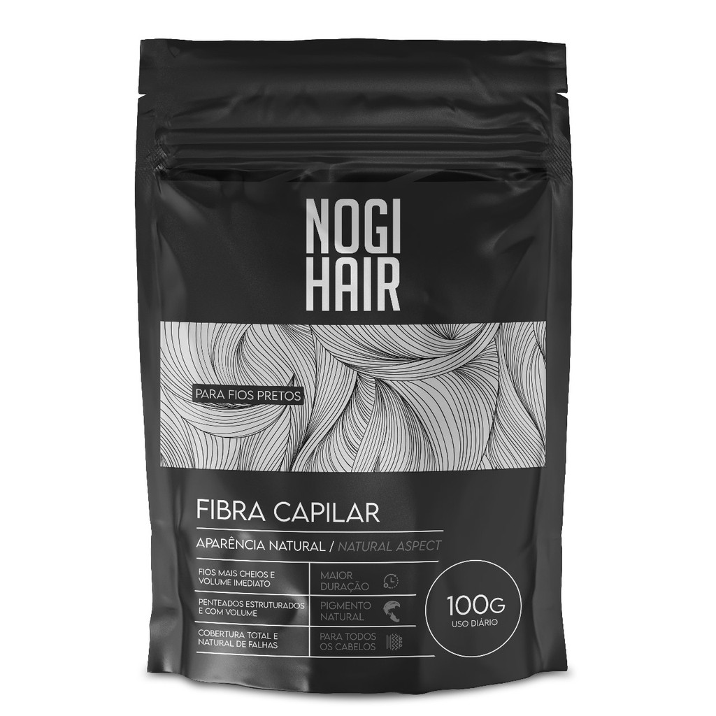 Maquiagem Capilar  Queratina Pó Calvície Refil 100g aplicação cabelo barba profissional  imediato salão alopecia