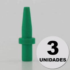 Kit 3 Miolos de Silicone Penalty Verde