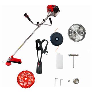 Roçadeira a Gasolina 2T Toyama TBC43X Com Carretel e 2 Lâminas Circulares em Oferta na Shopee